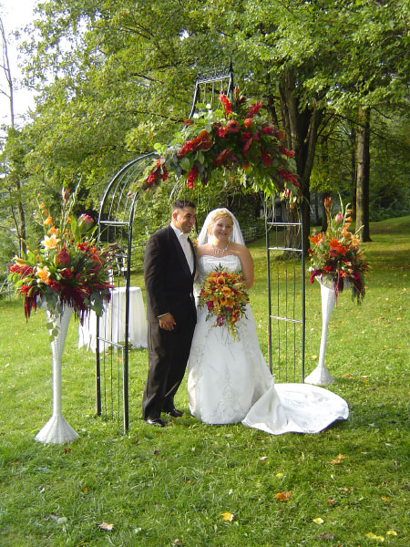 outdoor weddings carriage